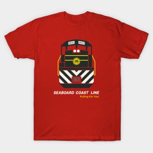 Seaboard Coast Line Railroad Train Engine T-Shirt